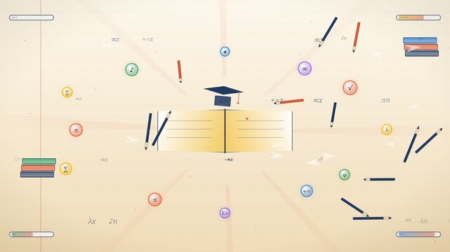 Education Knowledge Back to School Procedural 4K Loop 4K Ultra HD