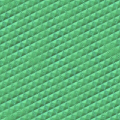 Obraz premium Vibrant Green Textured Synthetic Quilted Grid Pattern