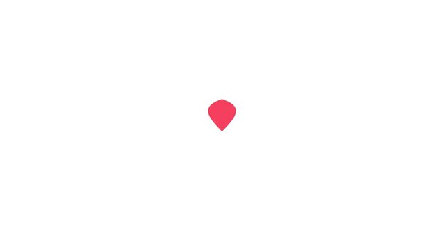 Premium 4k UI vector microinteraction animation physical spring response seamless loop video.