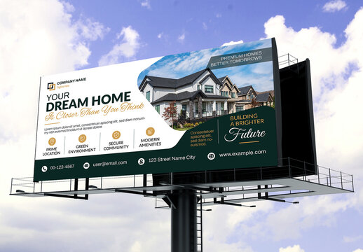 Billboard Design Template Layout