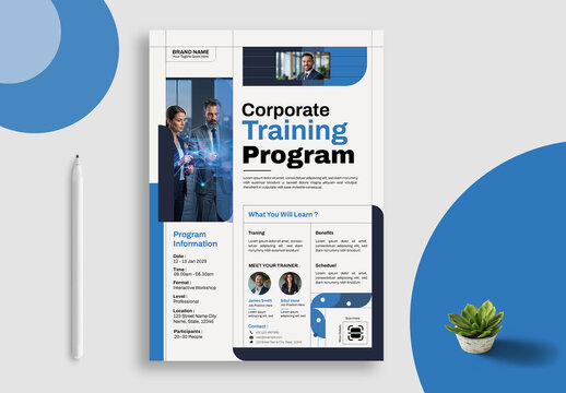 Corporate Training Flyer Design