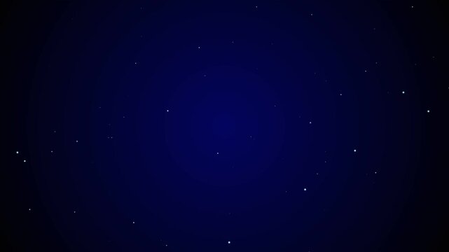 Blue Space Particle Background Animation with Floating Stars and Digital Light Atmosphere for Technology, AI, Sci-Fi, Galaxy, Cinematic Intro, and Motion Graphics