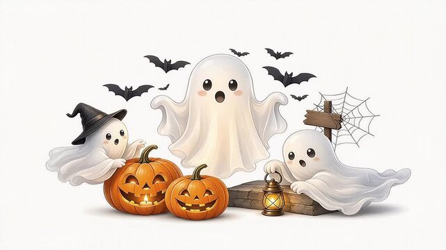 Halloween Ghost Party and Pumkin Celebration Video