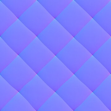 Quilted Leather Upholstery Normal Map
