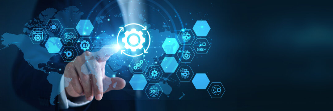 Robotics Engineer Streamlining tasks Touching workflows Automation Global network optimizes daily operations. Smart machinery boosts overall efficiency effortlessly .