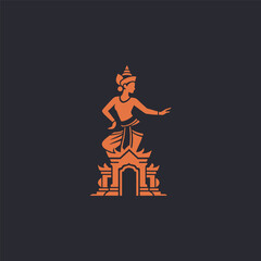 Fototapeta premium Balinese Culture Logo