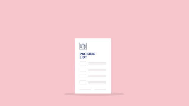 Packing List	