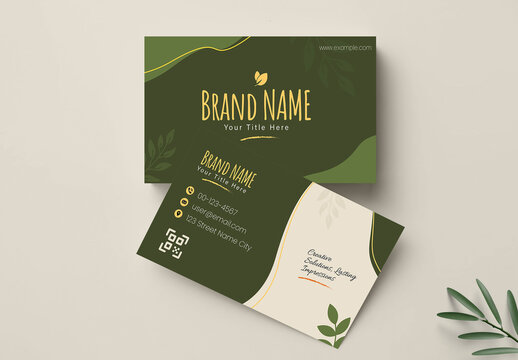 Creative Business Card Template Layout