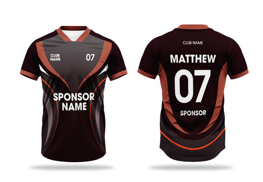 Custom Sports Jersey Design Template