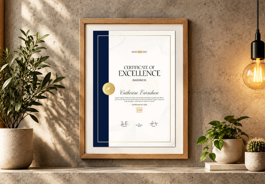 Elegant Certificate Design Template