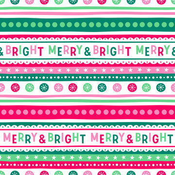 Cute vintage hand drawn stripe pattern design for Christmas and new year background.