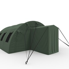 3d Render Military Tent Grade Shelter for Harsh Weather and Expeditions Sheltent © SR 3D VISUAL