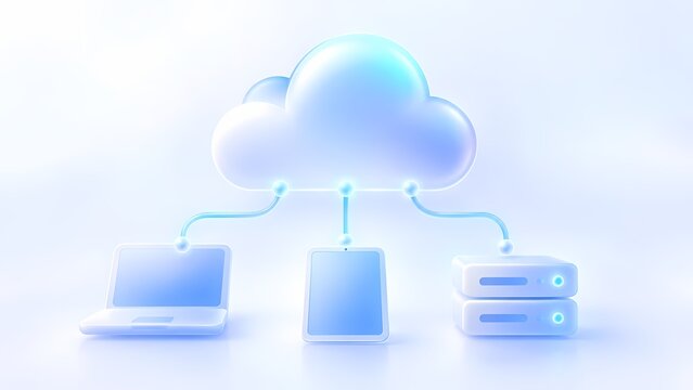 Cloud computing network diagram