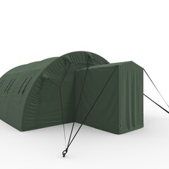 3d Render Military Tent Grade Shelter for Harsh Weather and Expeditions Sheltent © SR 3D VISUAL