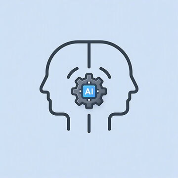 Minimalist Collaboration Symbol for Human-AI Synchronization