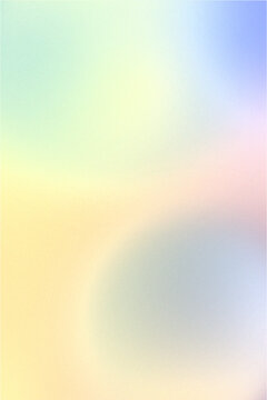 Soft dreamy pastel textured gradient blur background with soft green, yellow, blue, and little hint pink