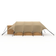 3d Render Military Tent Grade Shelter for Harsh Weather and Expeditions Sheltent © SR 3D VISUAL