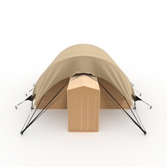 3d Render Military Tent Grade Shelter for Harsh Weather and Expeditions Sheltent © SR 3D VISUAL
