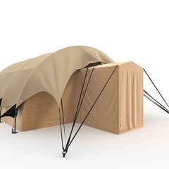 3d Render Military Tent Grade Shelter for Harsh Weather and Expeditions Sheltent © SR 3D VISUAL