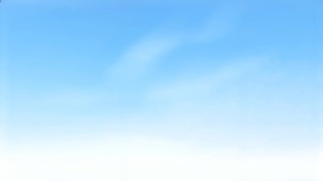 Clear blue sky with subtle cloud movement and gradient transition from pale to deep blue