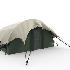 3d Render Military Tent Grade Shelter for Harsh Weather and Expeditions Sheltent © SR 3D VISUAL