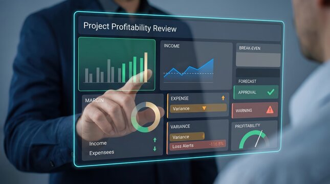 Profit Analysis - Project Profitability Review Virtual Profitability Interface