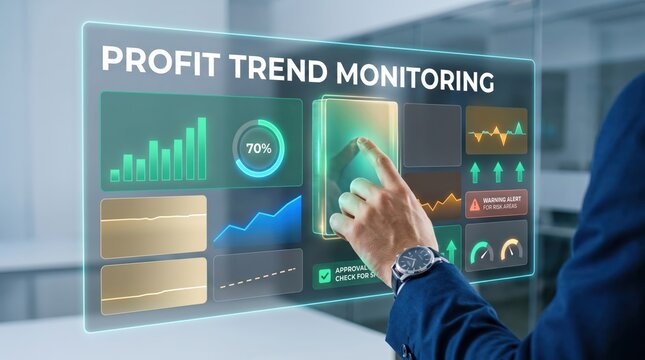 Profit Analysis - Profit Trend Monitoring Virtual Profitability Interface