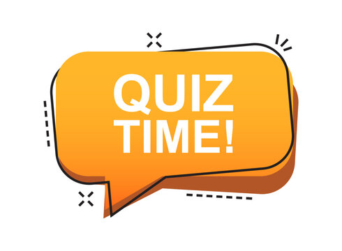 Quiz popup message icon in flat style. Questionnaire banner vector illustration on isolated background. Survey examination sign business concept.