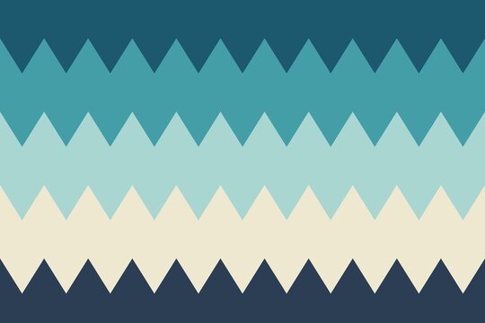 Ocean chevron zigzag wide pattern background, modern abstract geometric design, seamless style wallpaper