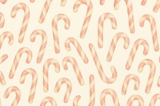 Festive candy cane pattern