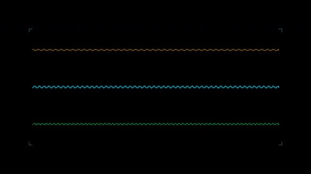 Seismic Waveform Seismograph Vibration Sensor HUD