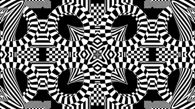 Geometric Checkered Background