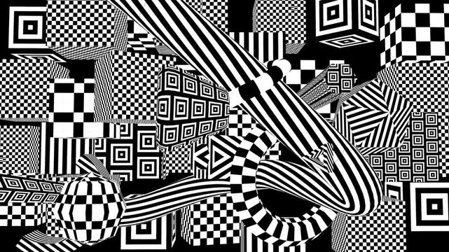 black and white seamless pattern