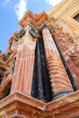 Facade of The Sanctuary of The Vera Cruz built in marble in Caravaca de la Cruz town © SoniaBonet