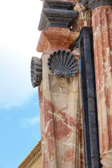 Facade of The Sanctuary of The Vera Cruz built in marble in Caravaca de la Cruz town © SoniaBonet