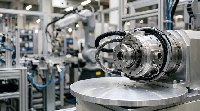 precision robotic rotary indexing actuator for automated positioning, assembly machinery and controlled industrial motion systems
