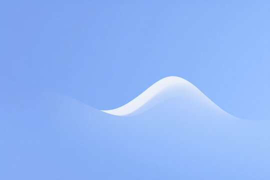 A blue background with a white wave in the middle creating a 3d wave effect. the wave is animated giving the a dynamic feel.
