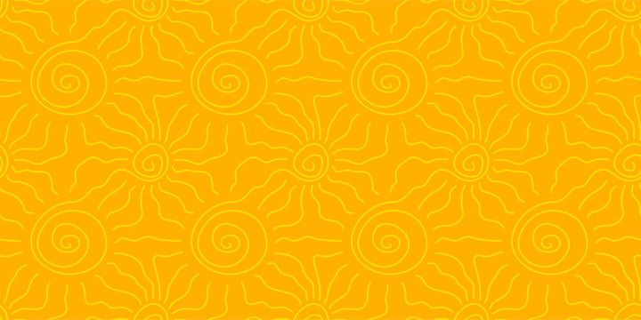 sun pattern background. childish sun seamless pattern. sun pattern for kids background.