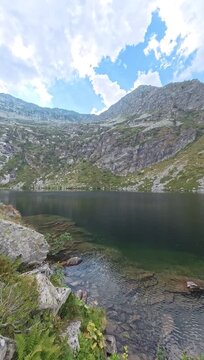 trail to "Lago della Vecchia - Biella - Italy"