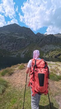 trail to "Lago della Vecchia - Biella - Italy"