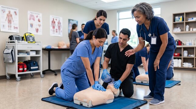 CPR Training Class &ndash; Healthcare and First Aid Education
