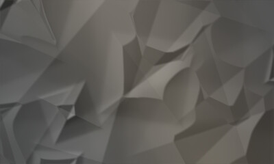 Fototapeta premium A seamless pattern abstract geometric background with soft grey polygonal shapes