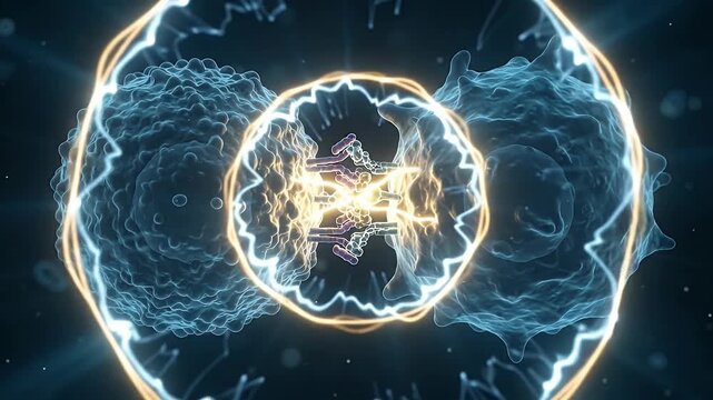 Immunological Synapse Corona Flare Burst and Bioelectric Signal Pulse