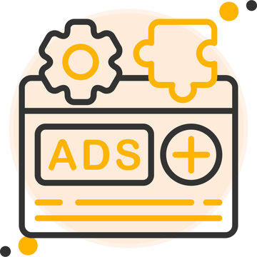 Ad Extensions Vector Icon