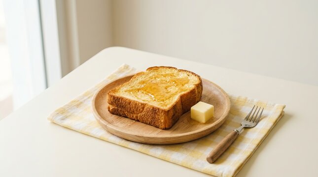 Honey Brioche Bread with Butter