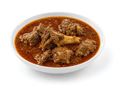 Slow Cooked Mutton Qorma with Deep Brown Spiced Curry