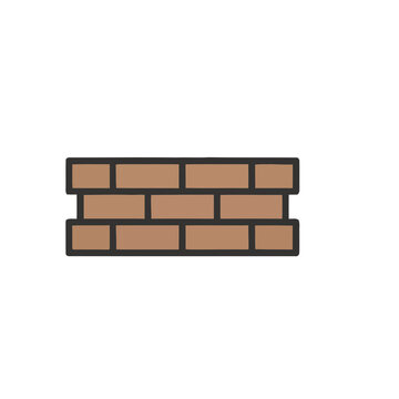 Brick wall illustration