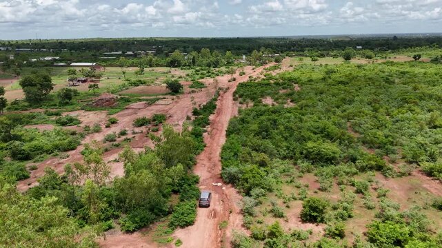 Paysage sauvage, Bamko, Mali