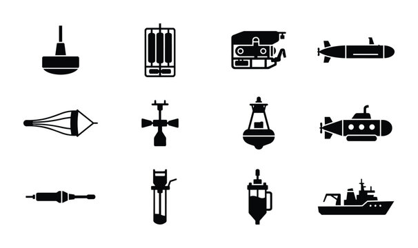 Nautical Buoy Submarine Ship PNG marine equipment, transparent background