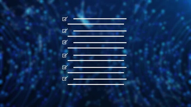 Online survey and digital questionnaire concept, a virtual checklist, assessment, customer feedback, evaluation, data collection, compliance and workflow management.
